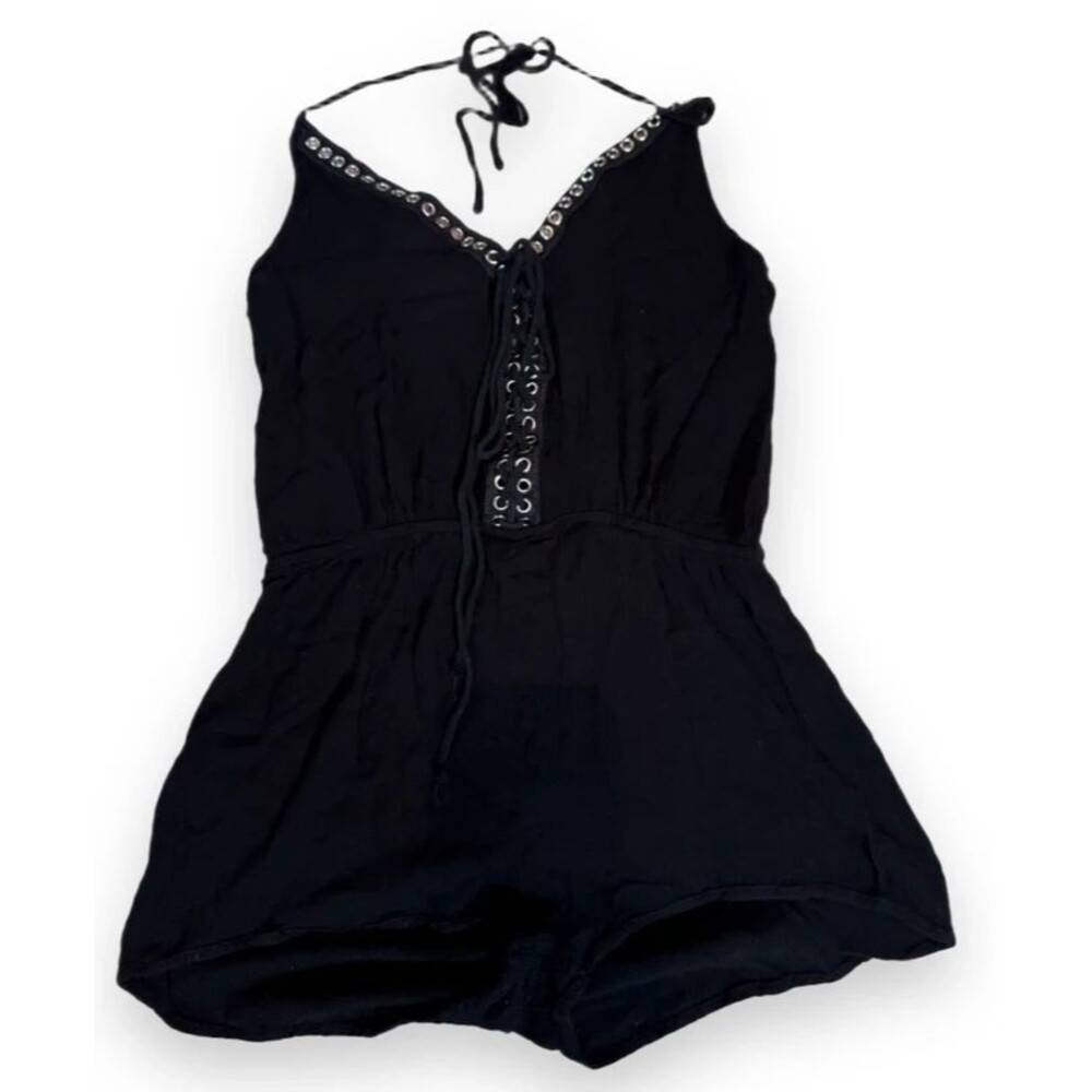 Goth Halter Romper